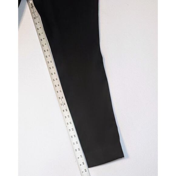 White House Black Market Mid-Rise Slim Crop Pants Black 12S - Picture 5 of 7